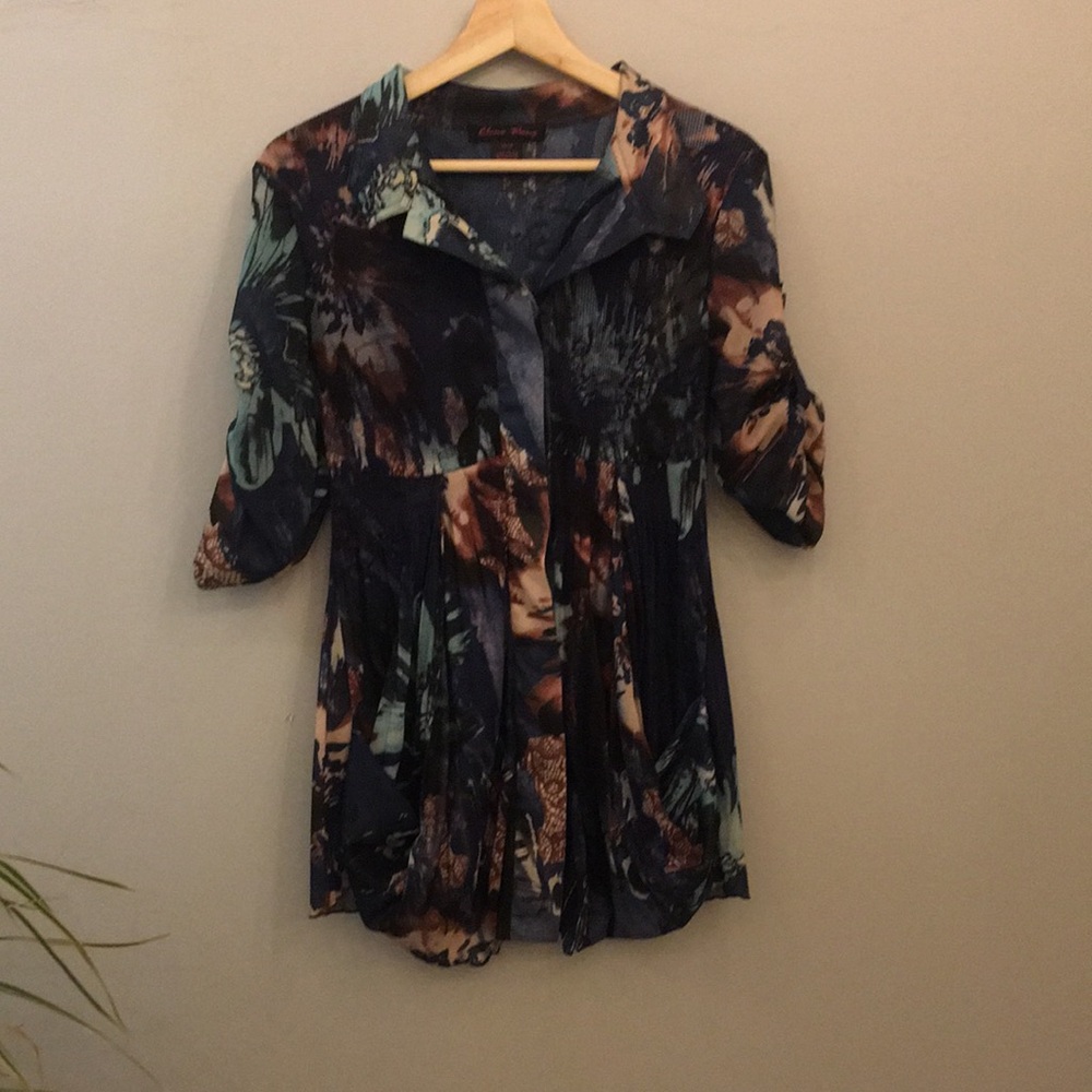 Floral multicolored blouse